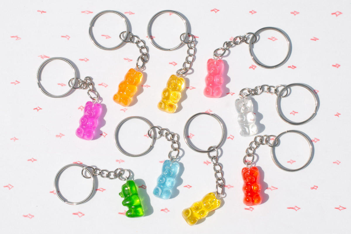 Gummy clearance bear keychain