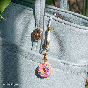 Sprinkle Donut Keychain