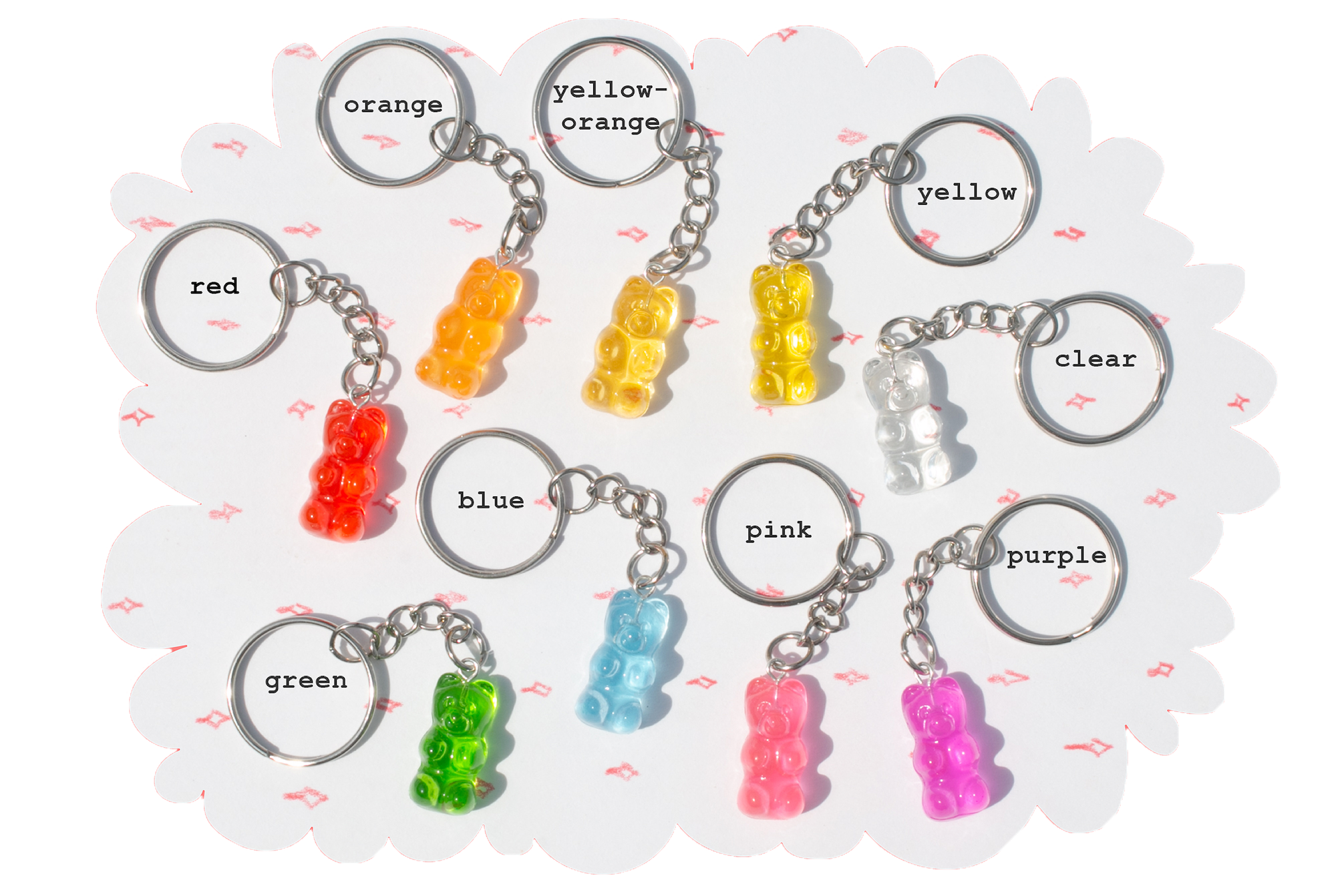Gummy 2025 bear keychain