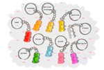 Load image into Gallery viewer, Gummi Bear Keychain
